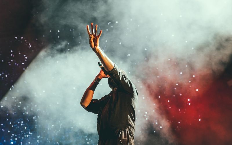 Concert rapper