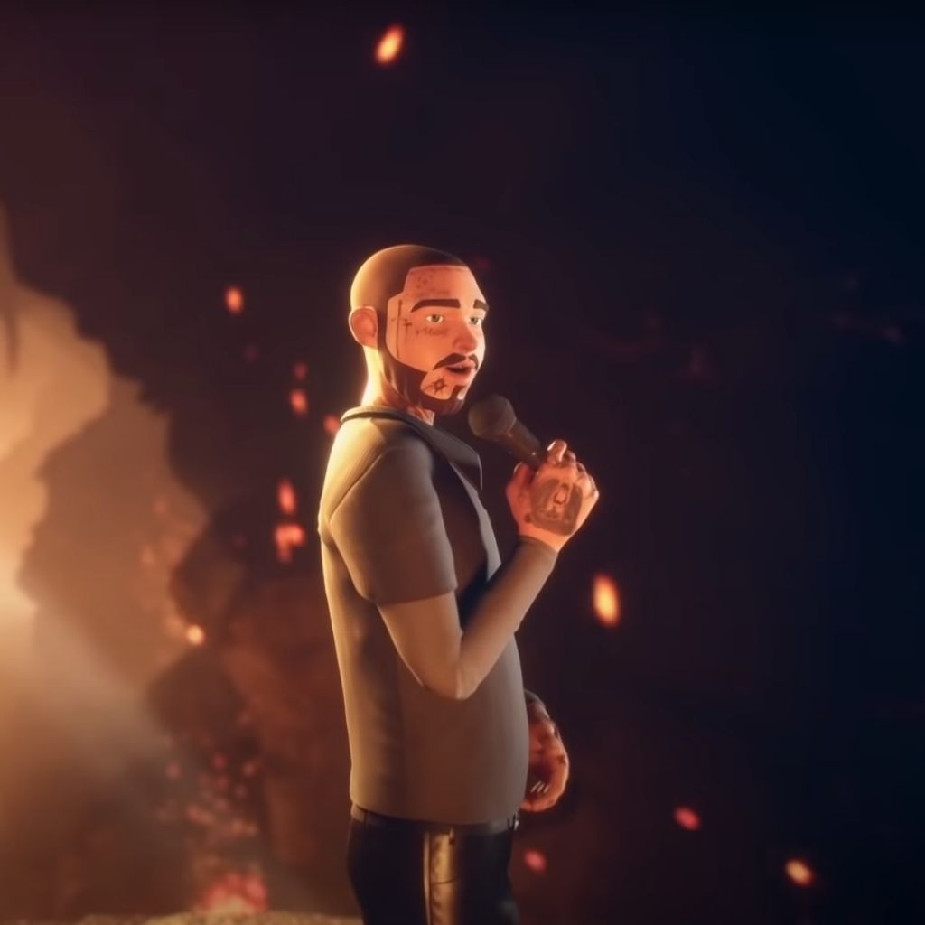Post Malone at the Pokemon Concert 