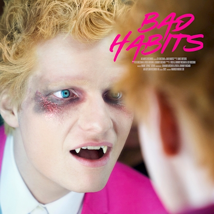 Album cover of Ed Sheeran's single Bad Habits.