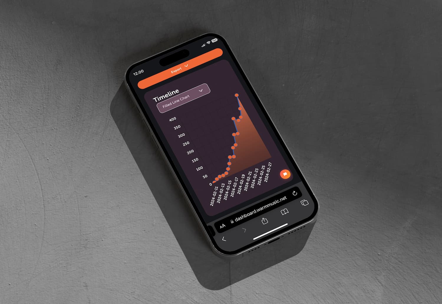 Step 2: Explore real-time airplay data and analytics to optimize your music promotion strategies